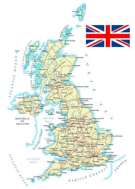 england and britain map